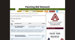 Desktop Screenshot of paintingbids.net