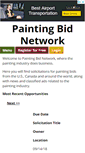 Mobile Screenshot of paintingbids.net
